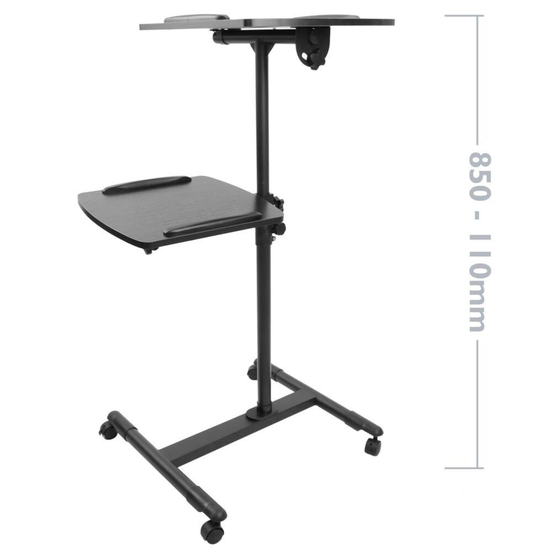 Soporte proyector, ordenador, con ruedas - 2