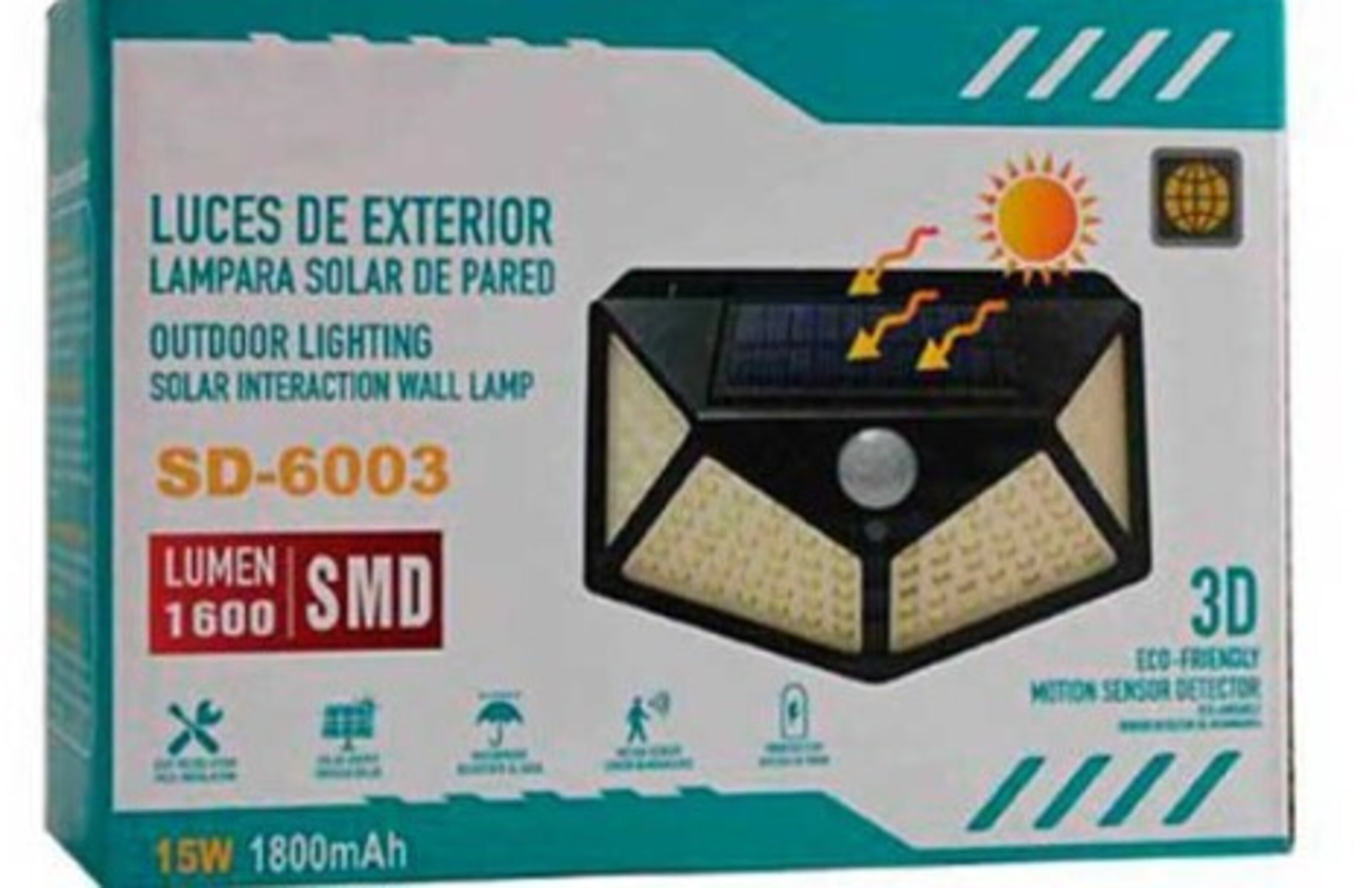Foco 15W Solar, exterior - 2