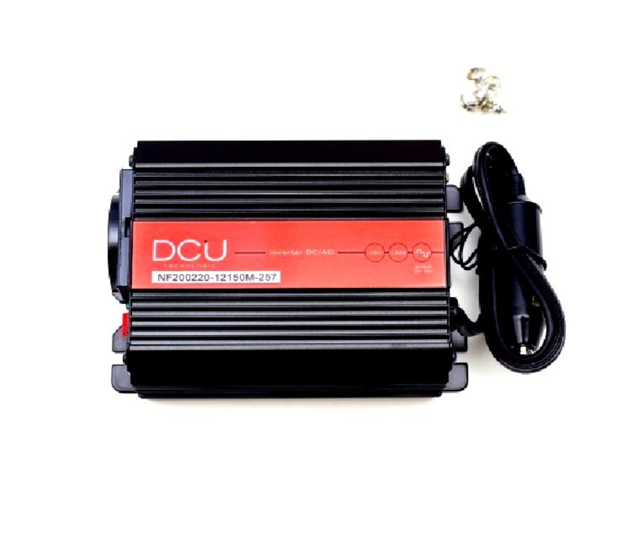 Inversor 150W 12v a 230v,  profesional, onda modificada, toma encendedor 12v - 2