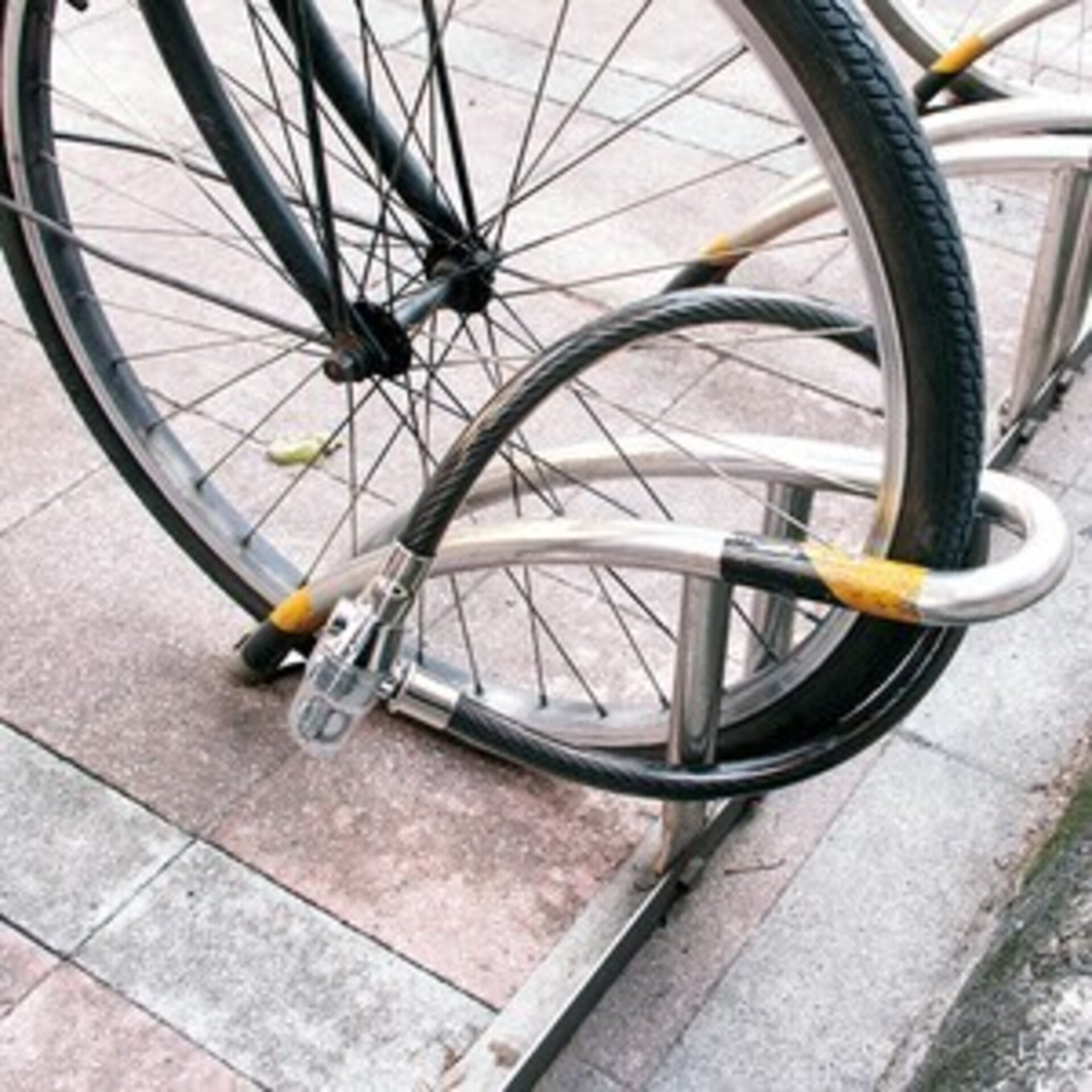 Candado Alarma Sonora 100dB, bicicletas, puertas, cable 60cm - 2