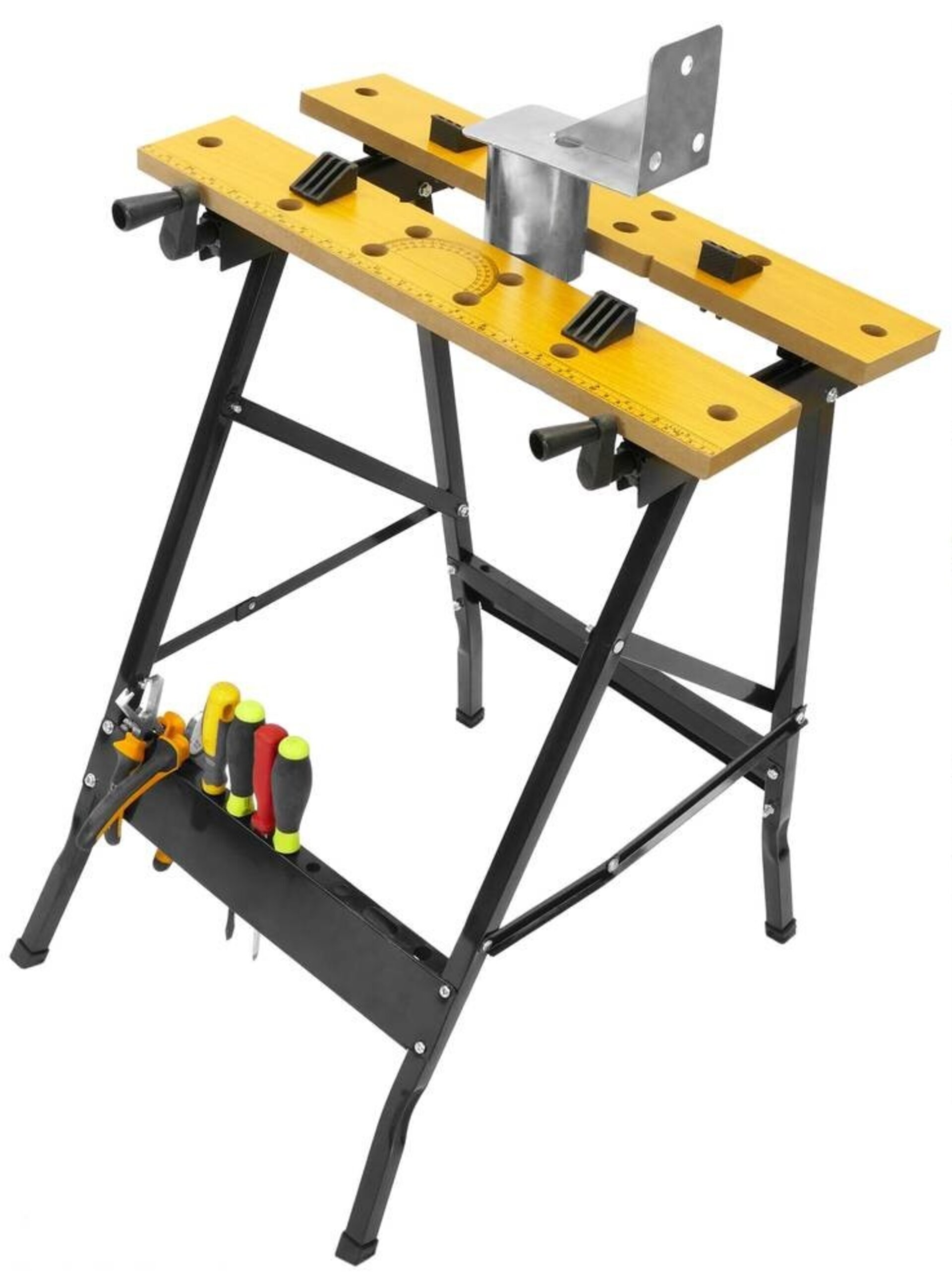Mesa Bricolage trabajos, portatil, plegable, robusta - 2