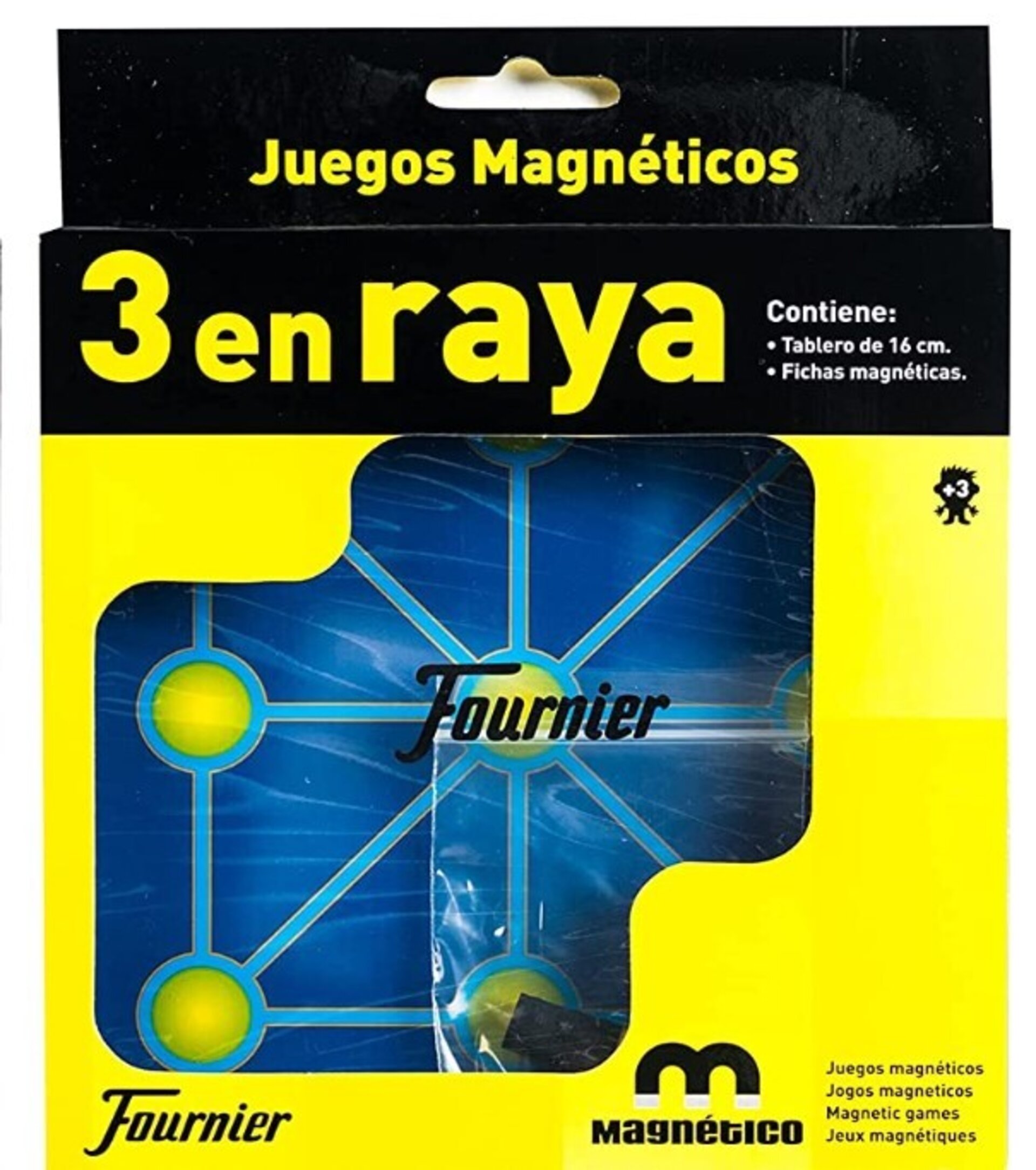 Juego 3 en Raya, magnetico, 16×16 cmtrs. - 1