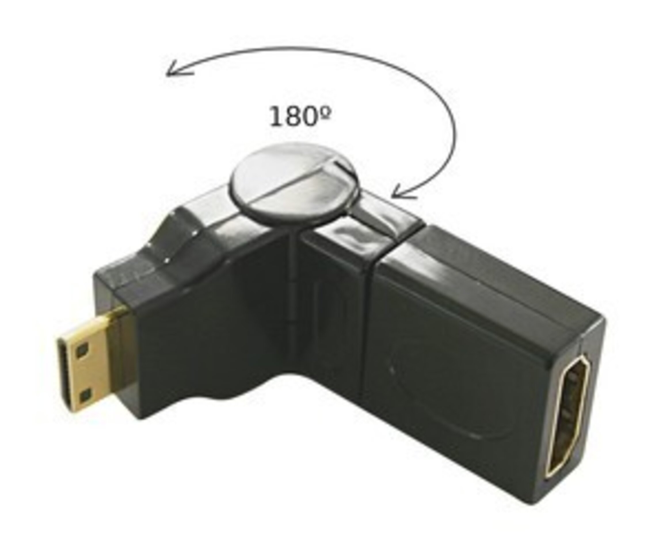 Adaptador MINI HDMI macho a HDMI hembra - 2