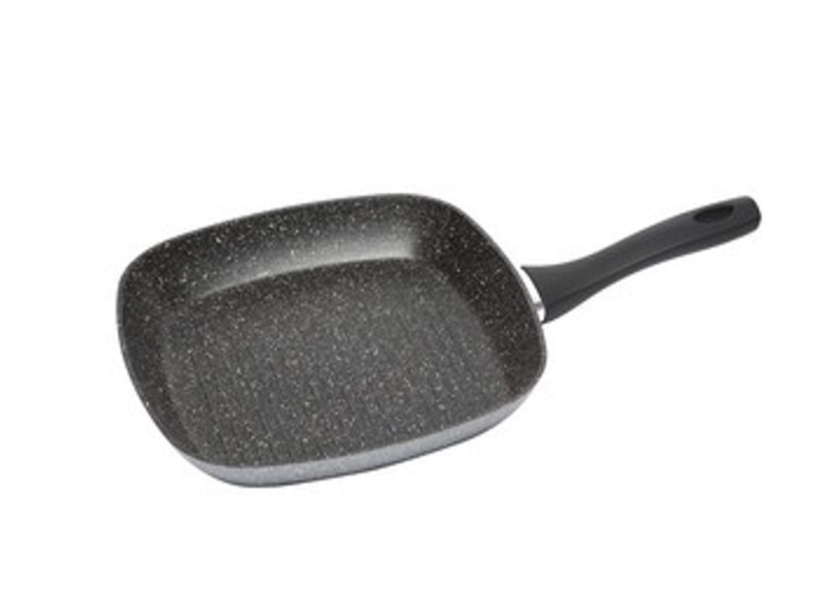 Sartén tipo grill de aluminio forjado, medidas 28x28 cm, compatible - 2