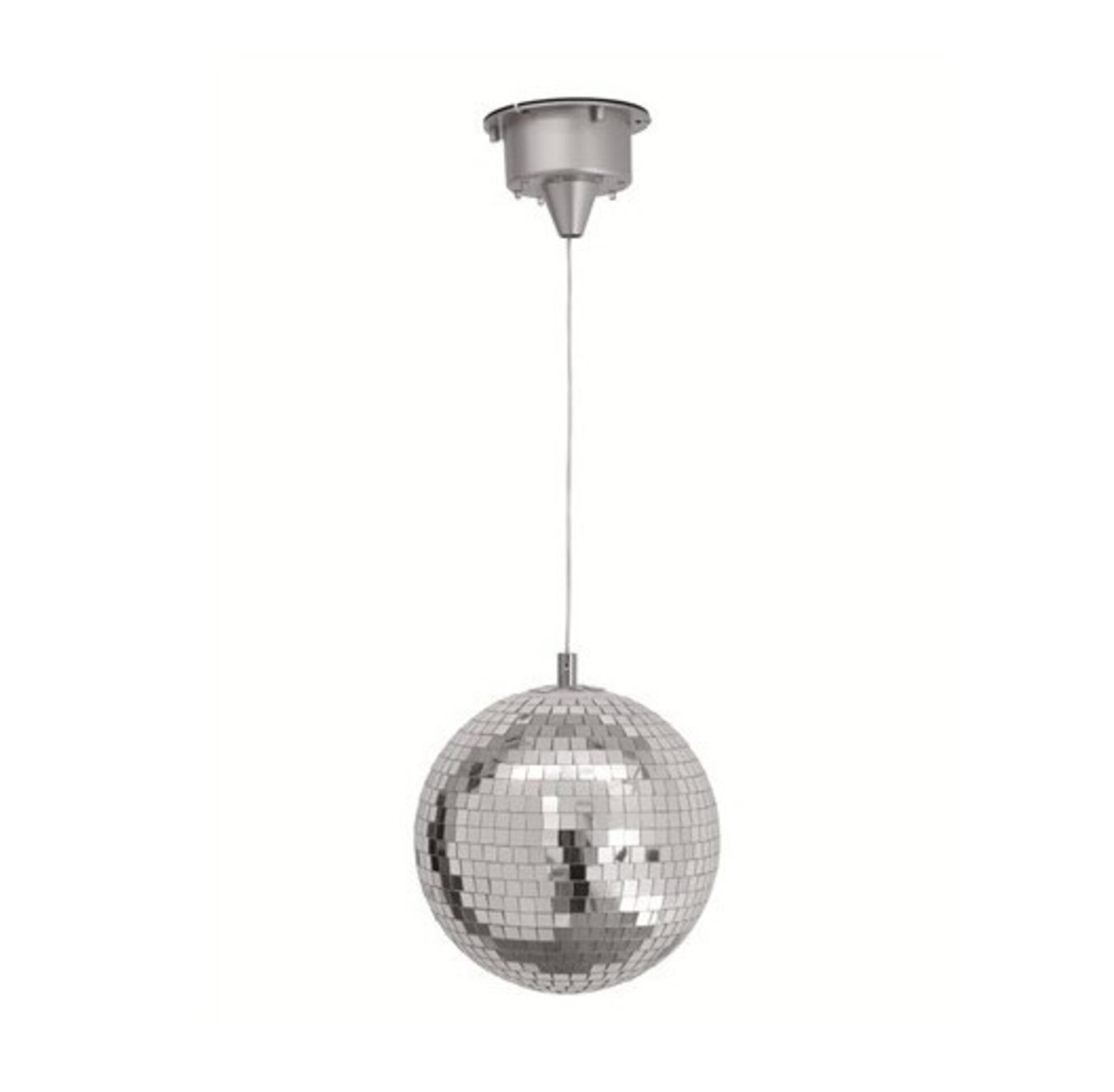 Bola espejo giratoria con motor, led multicolor, 230V - 3