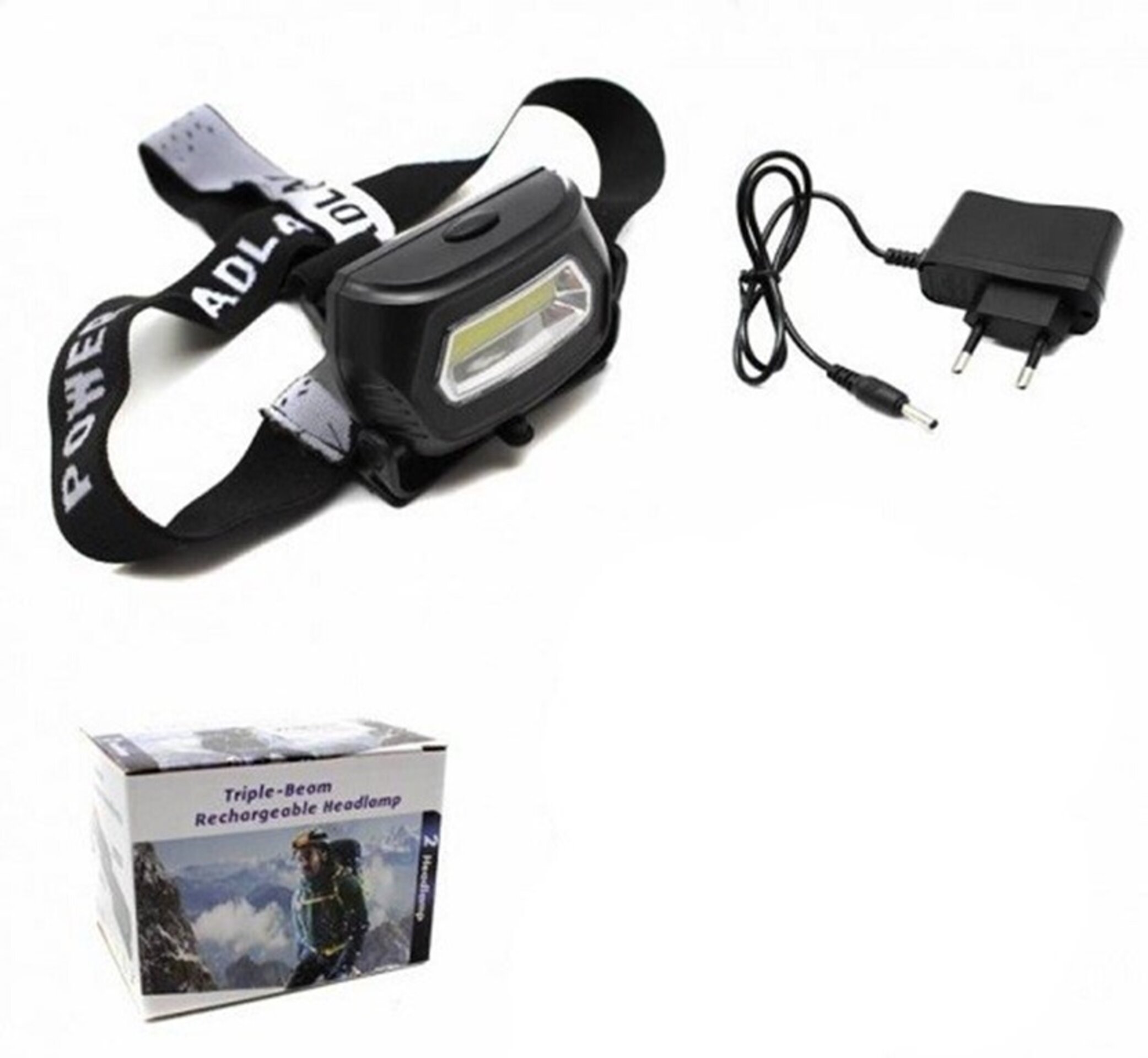 Linterna cabeza, frontal de alta luminosidad, 120 lumens - 2