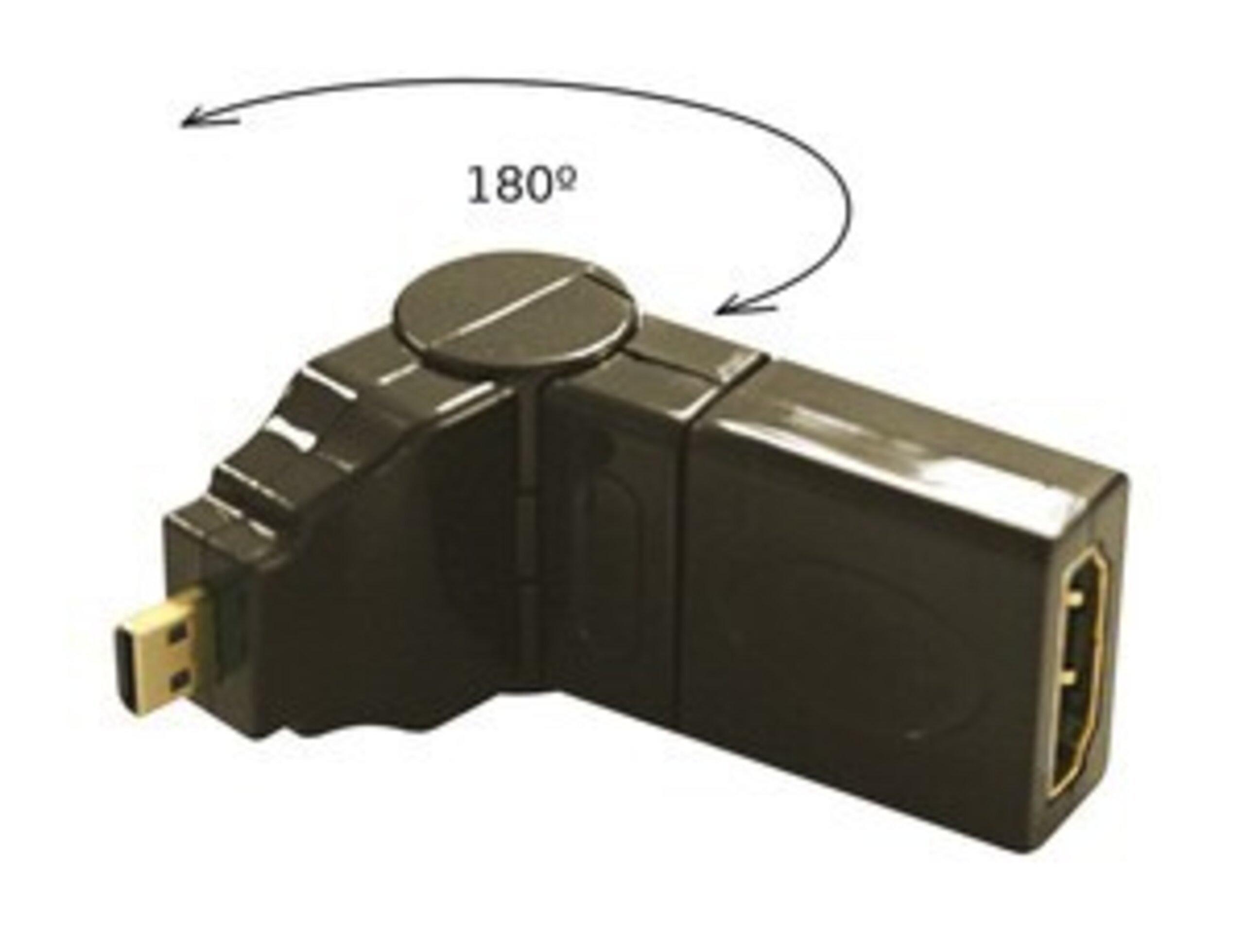 Adaptador MICRO HDMI macho a HDMI hembra - 3