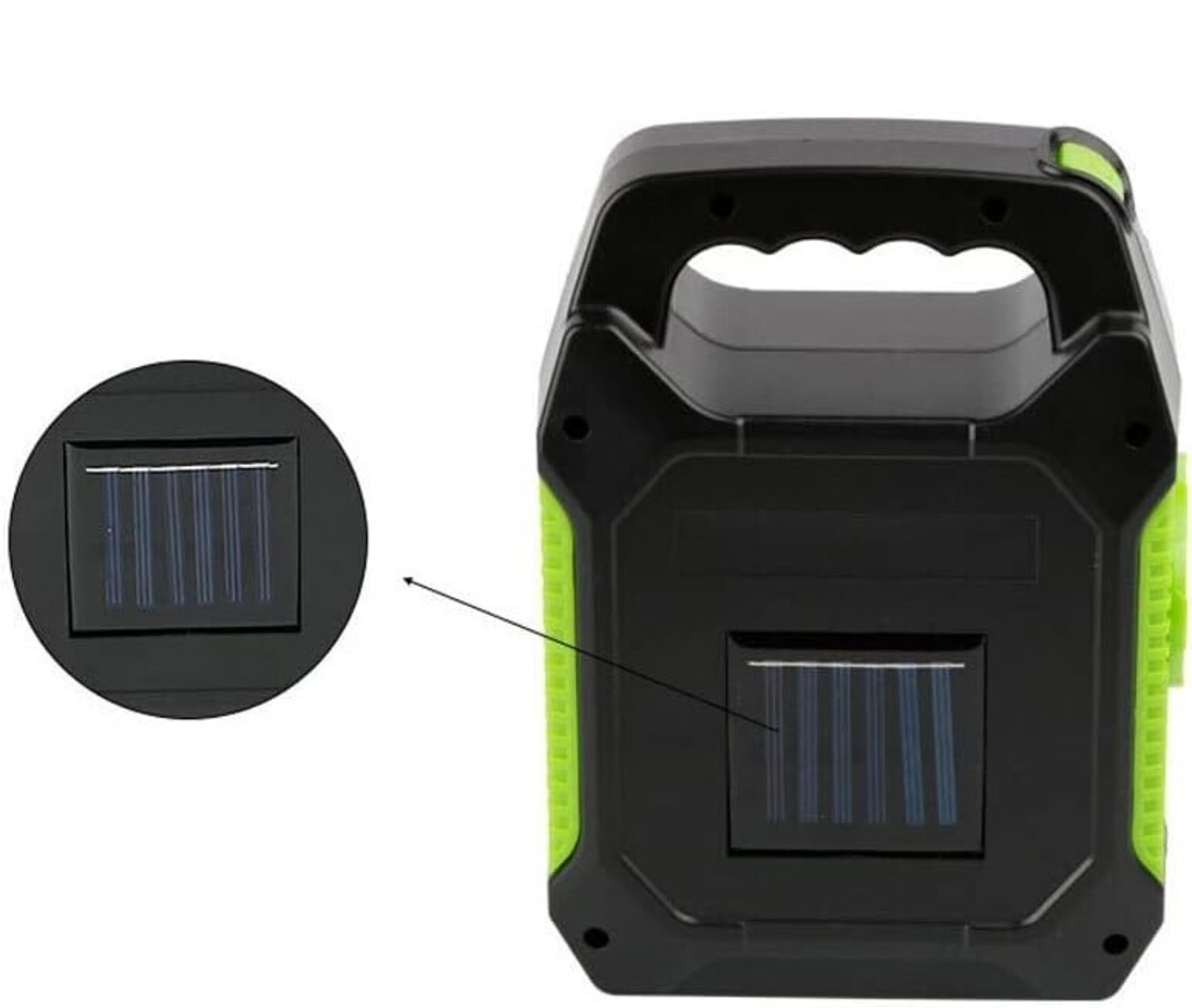 Linterna Solar, portatil, Power bank, camping, pesca, emergencia - 2