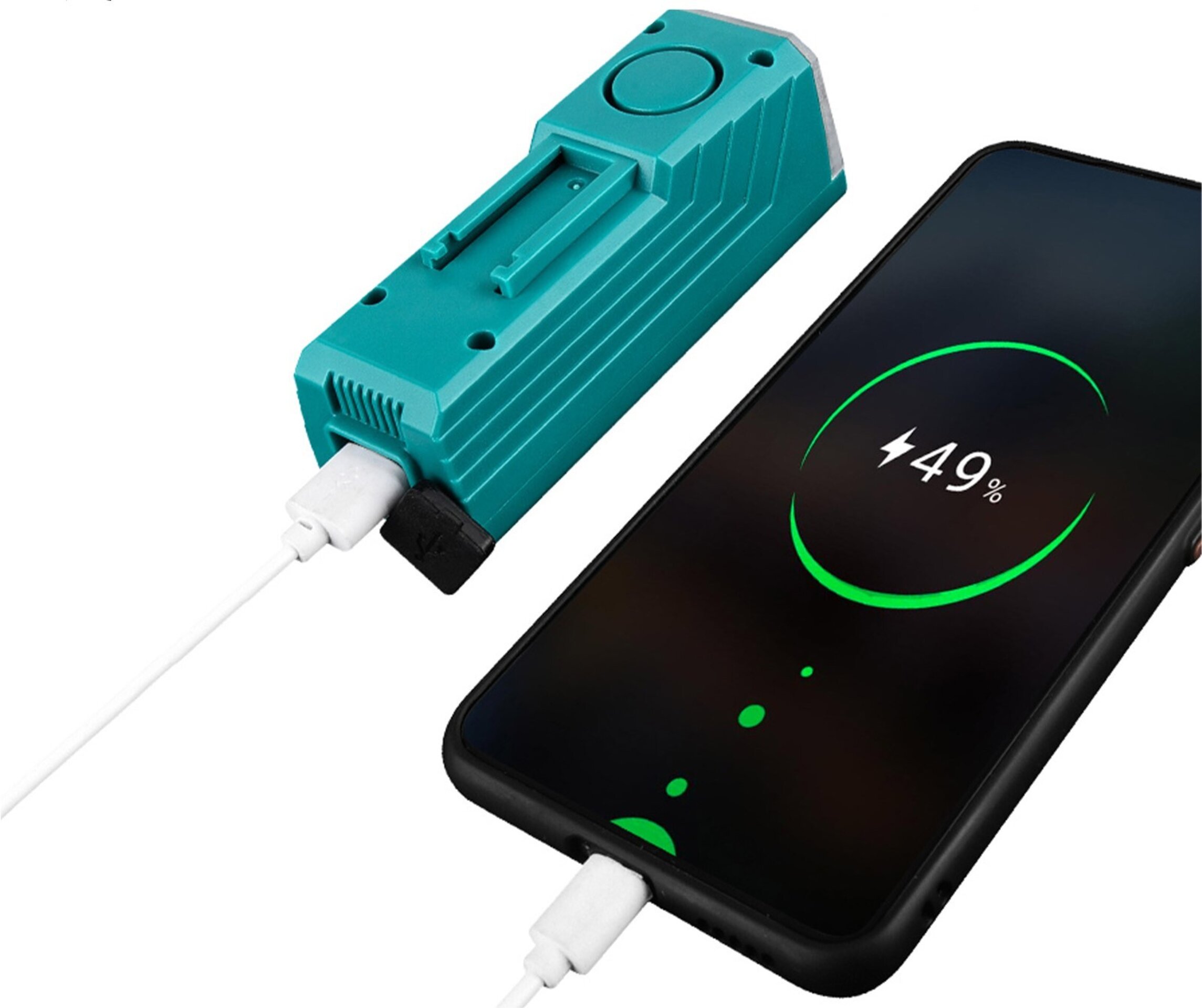 Luz solar delantera bicicleta patinete, led, Power bank - 4