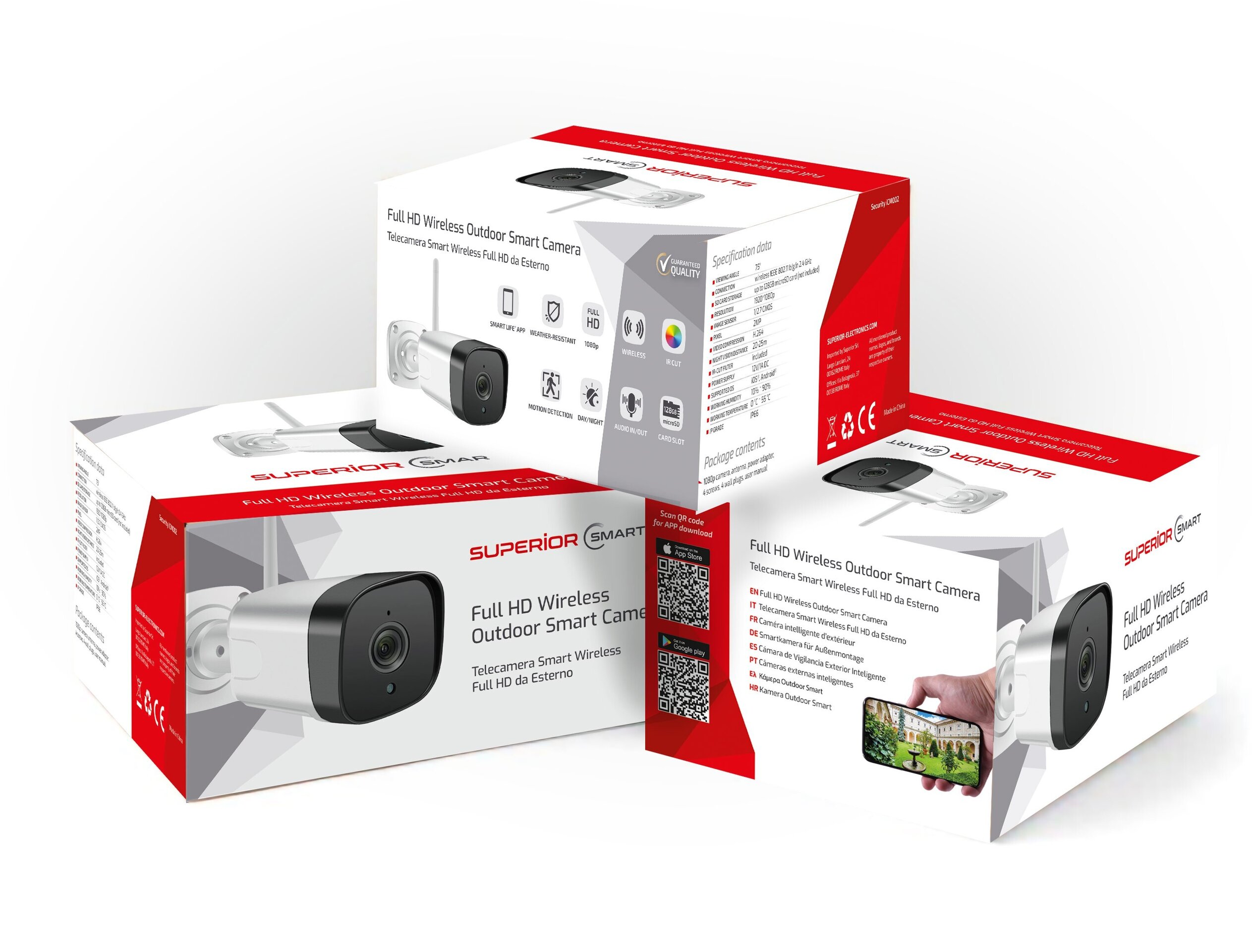 Camara Wifi exterior, vision a atraves de movil - 2